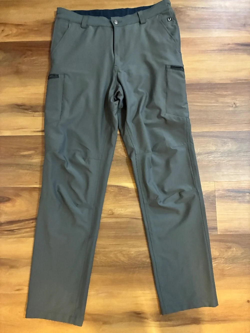 Scottevest Action Adventure Gray Pants Sz 34x34. 17 pockets. outdoor travel EUC
